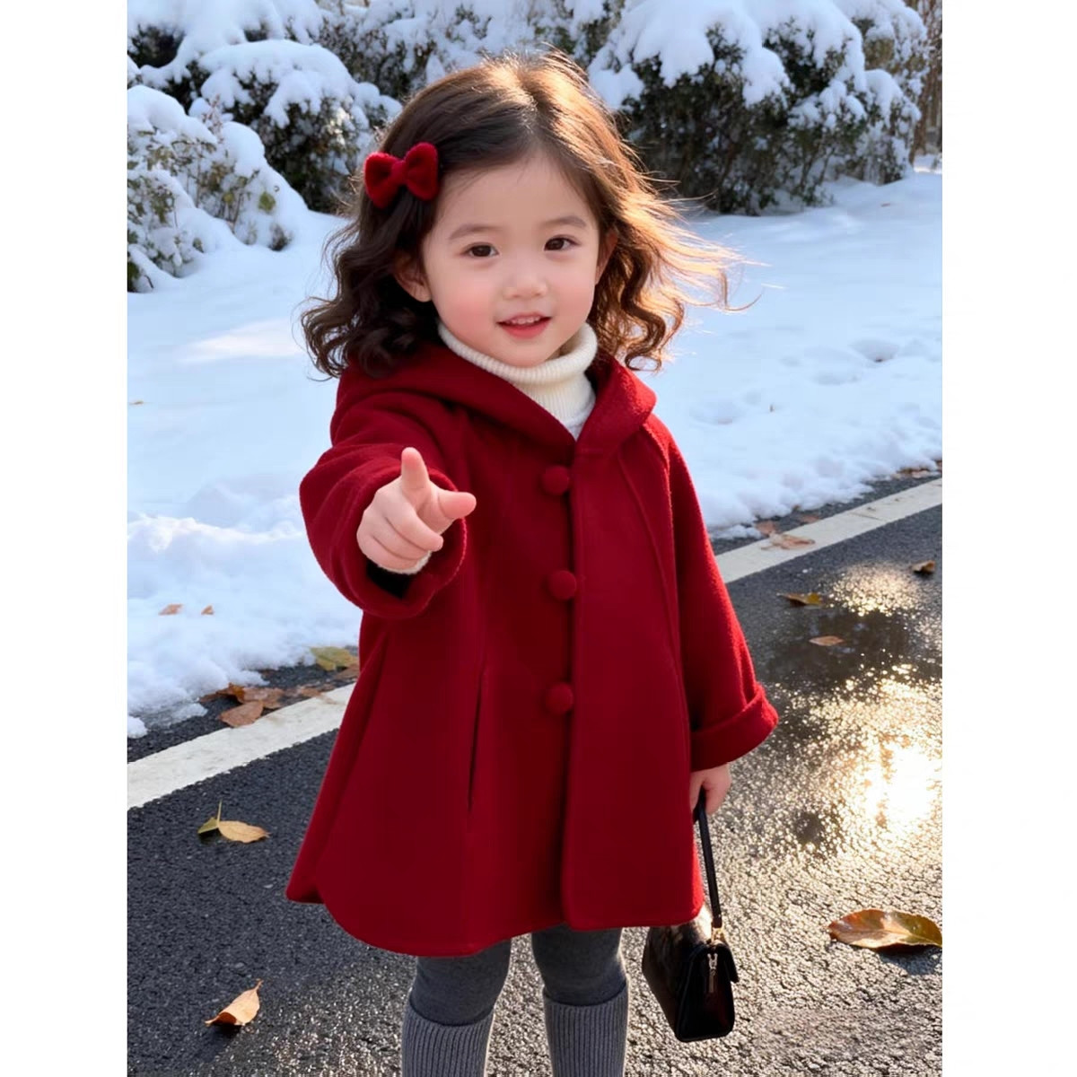 Winter Clothing For Babies - Girls Wool Coat Autumn Winter New