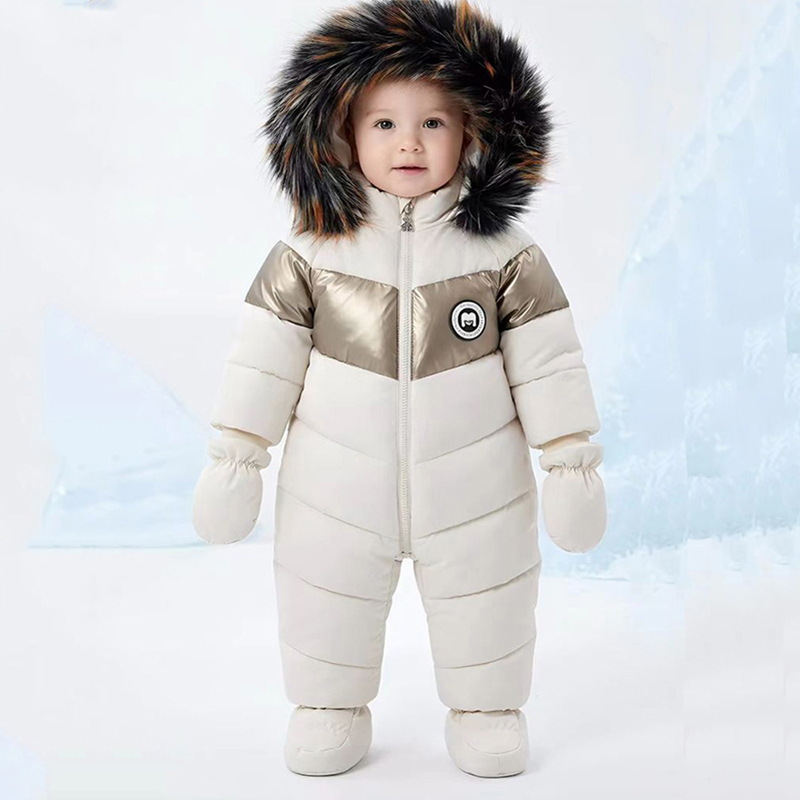 Winter Clothing For Babies - Winter Newborn Baby Romper With Gloves
