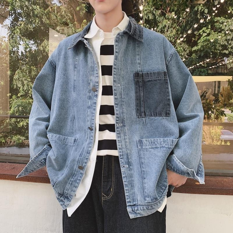 Winter Clothing Brand - Autumn Button Cowboy Coat for Men