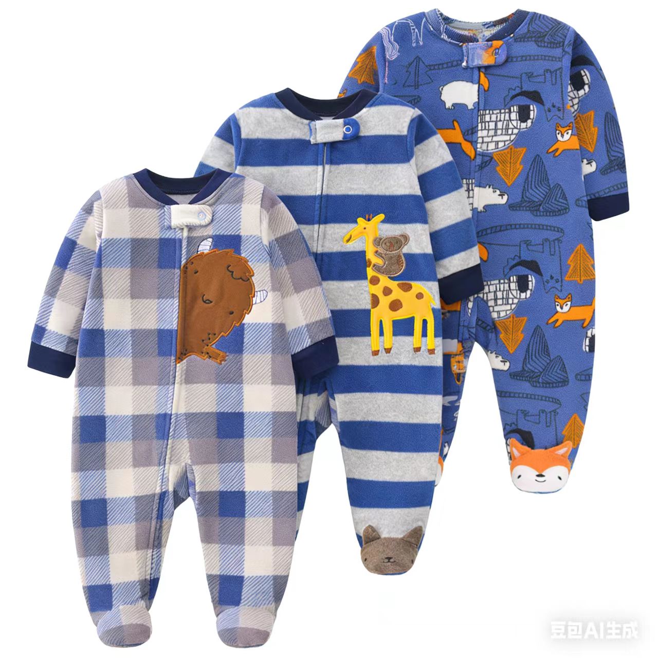 Winter Clothing For Babies - 2026 Unisex Baby Romper Fleece Fabric