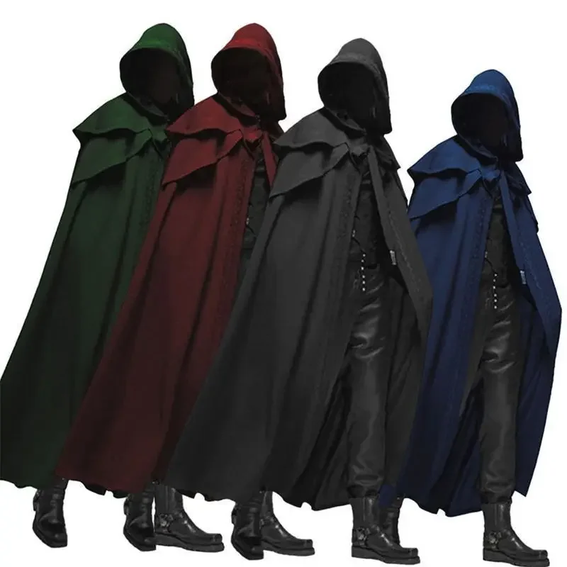 Winter Clothing Essentials - Men Monk Cosplay Outfit Medieval Vintage