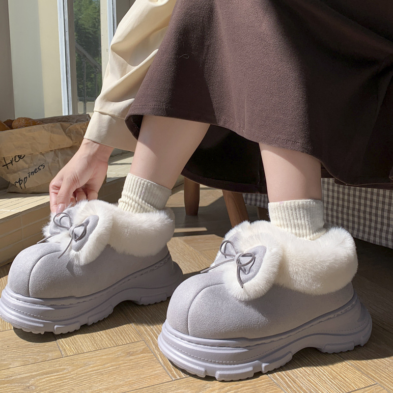 Warm Faux Fur Fluffy Slippers  - огляд і ціна Winter Clothing Korea