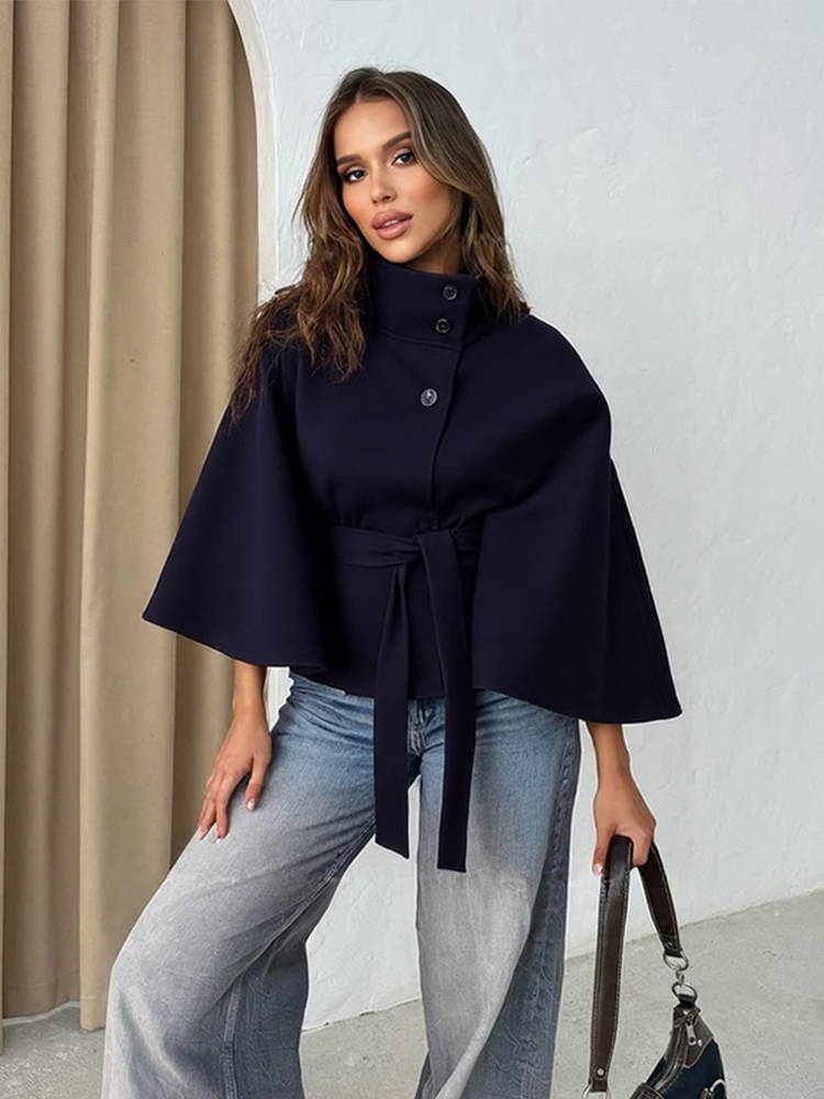 Elegant Wool Blend Cropped Coa - огляд і ціна Wool Blend Coat
