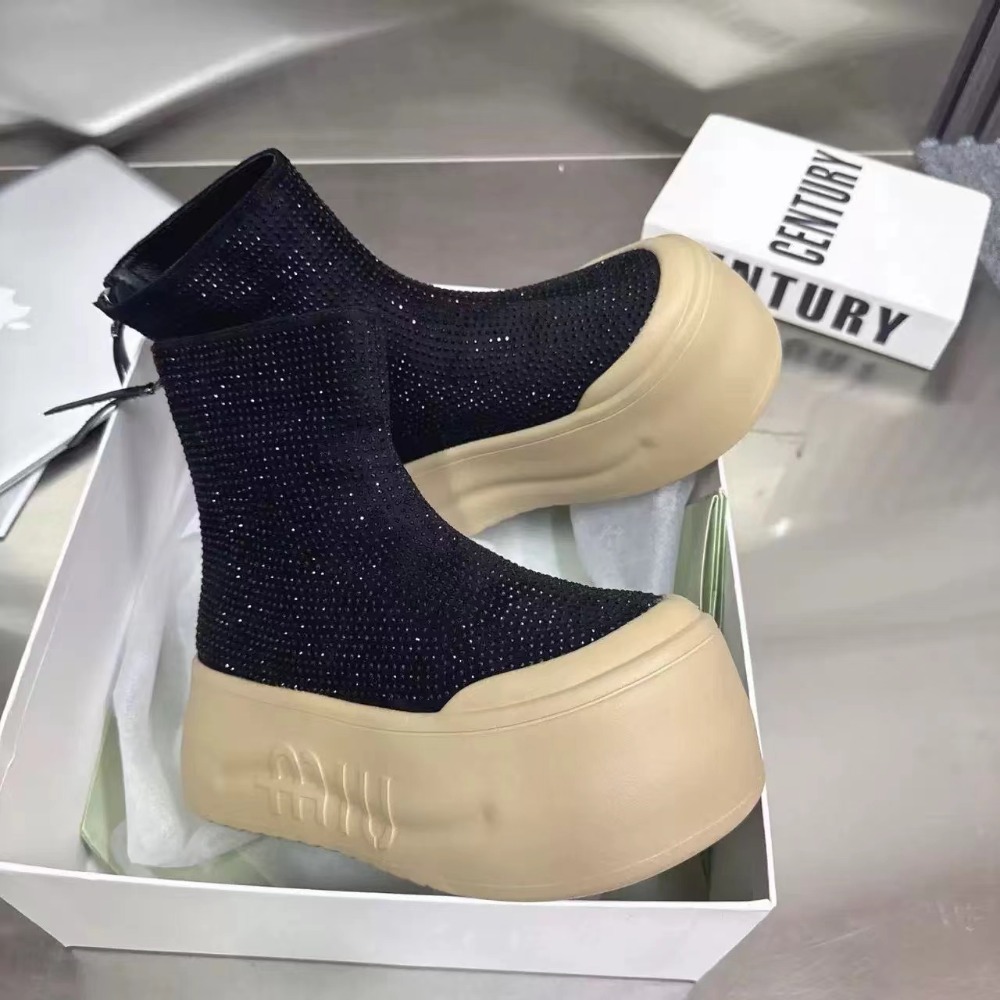 Luxury Rhinestone Woman Bootie - огляд і ціна Winter Clothing Korea