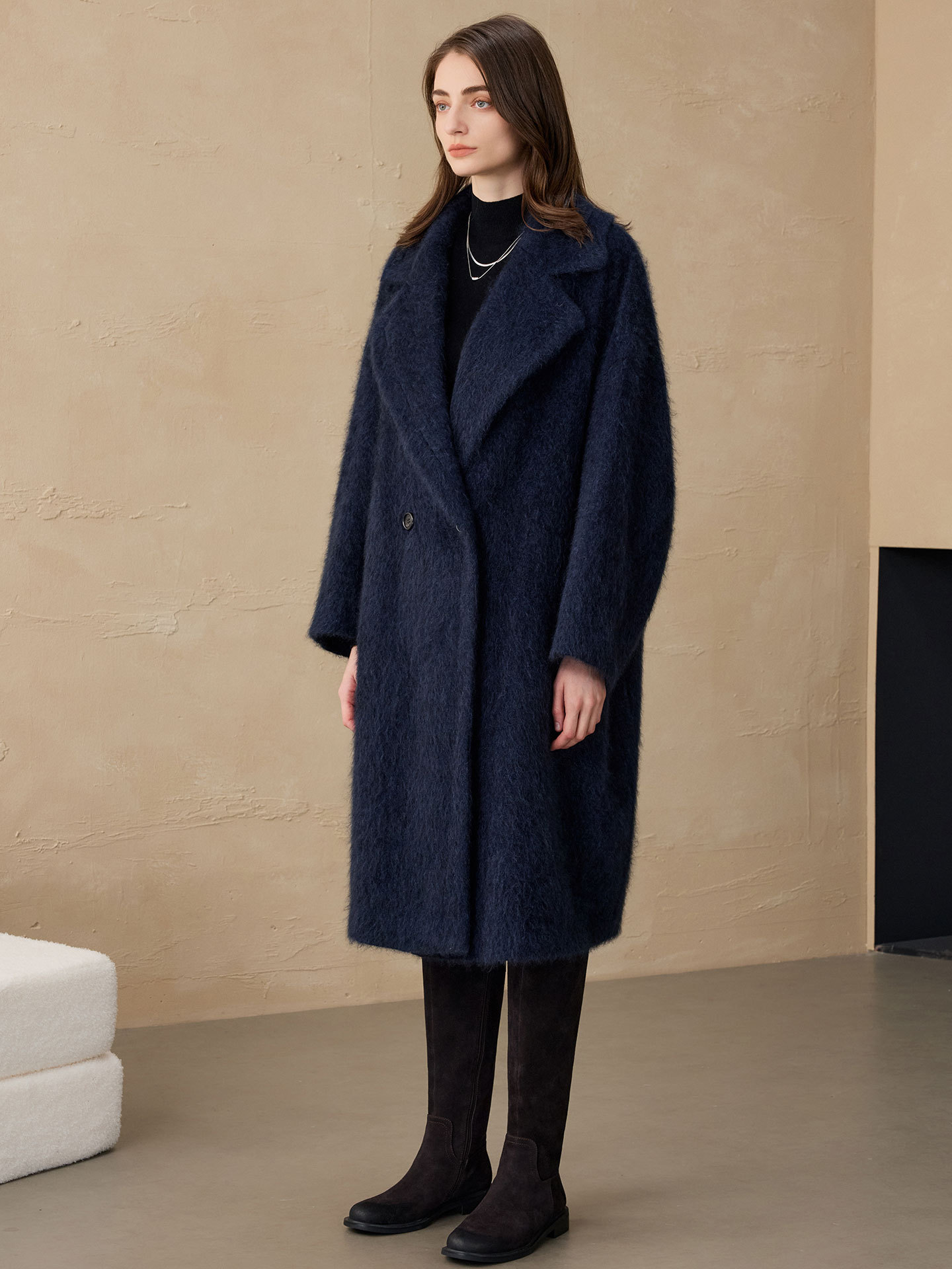 Allingentle Women's Blazer Woo - огляд і ціна Wool Blend Coat