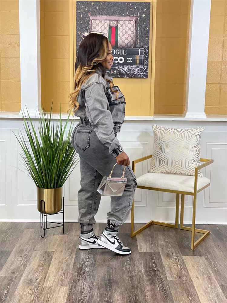 Wmstar Denim Two Piece Set Wom - огляд і ціна Winter Clothing Sales