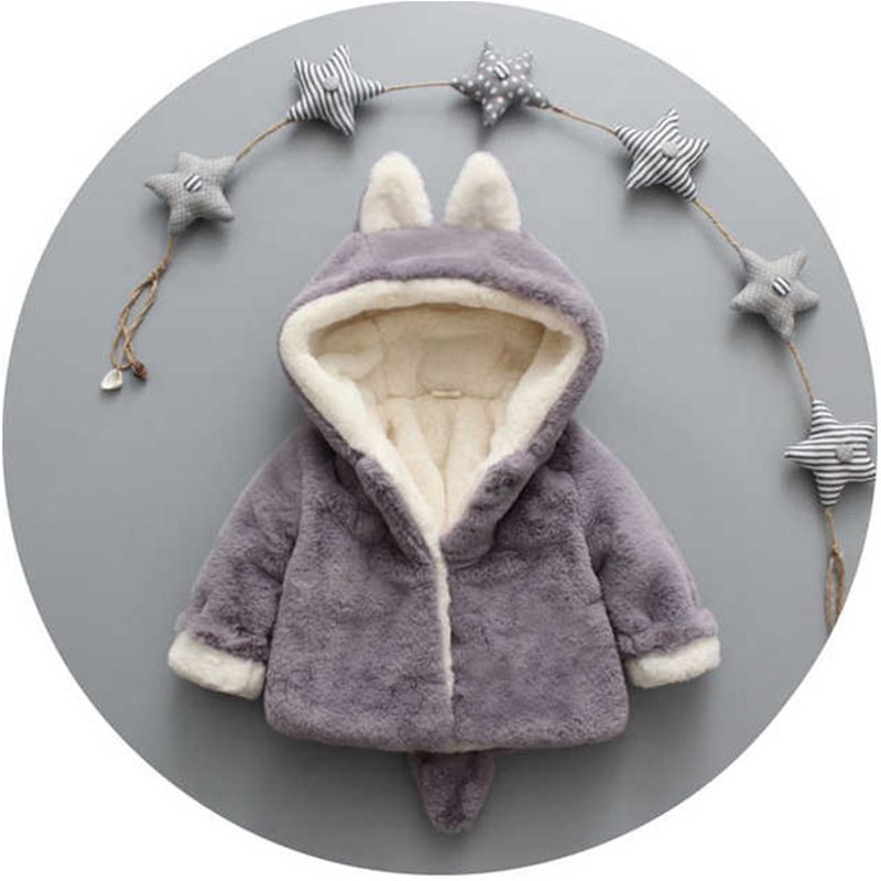 1 2 3 4 Years Plush Baby Jacke - огляд і ціна Winter Clothing For Babies