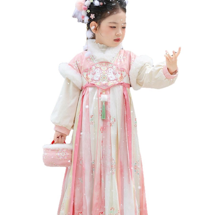2025 Girls Fairy Hanfu Childre - огляд і ціна Winter Clothing For Babies