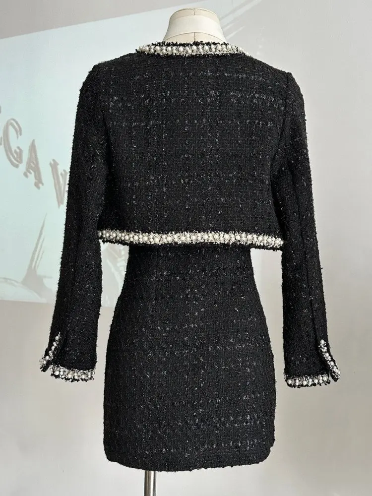 Women Short Jacket Coat + Dres - огляд і ціна Wool Blend Coat