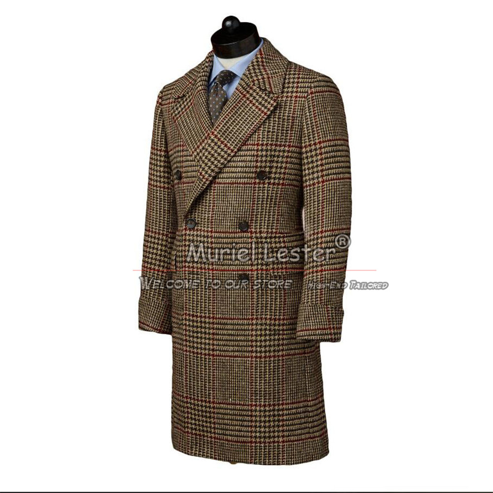 Man England Style Suit Jackets - огляд і ціна Wool Blend Coat