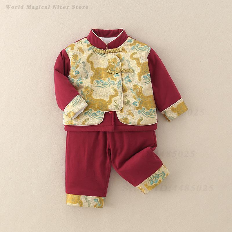 Autumn Winter Thick Tang Suit  - огляд і ціна Winter Clothing For Babies