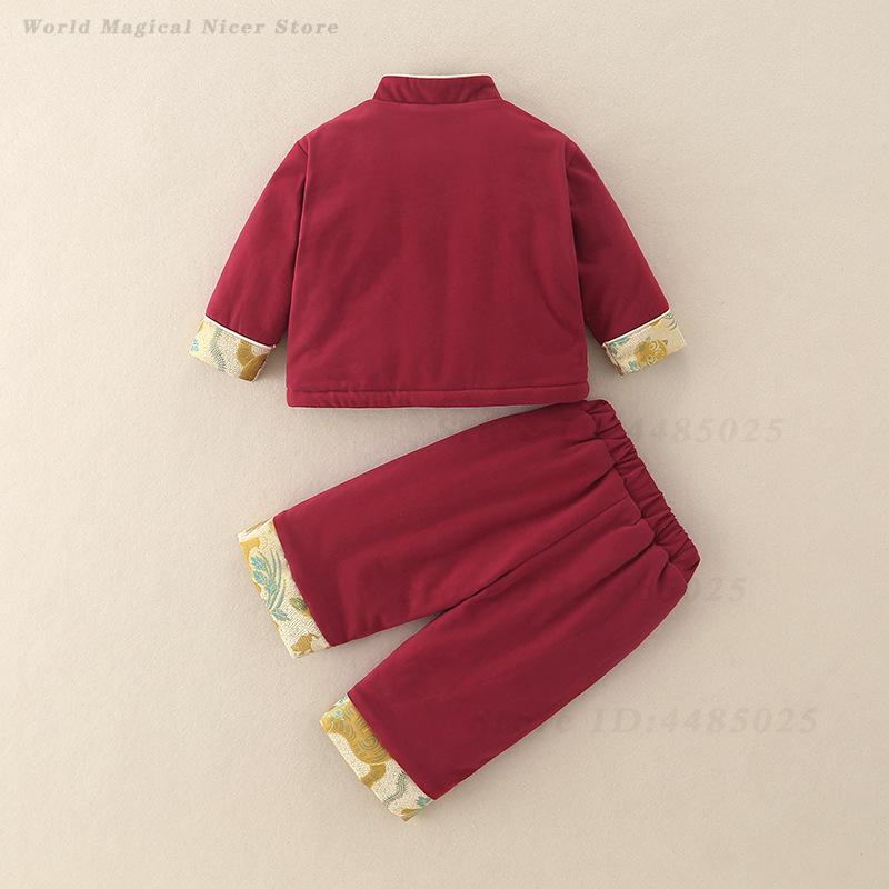 Autumn Winter Thick Tang Suit  - огляд і ціна Winter Clothing For Babies