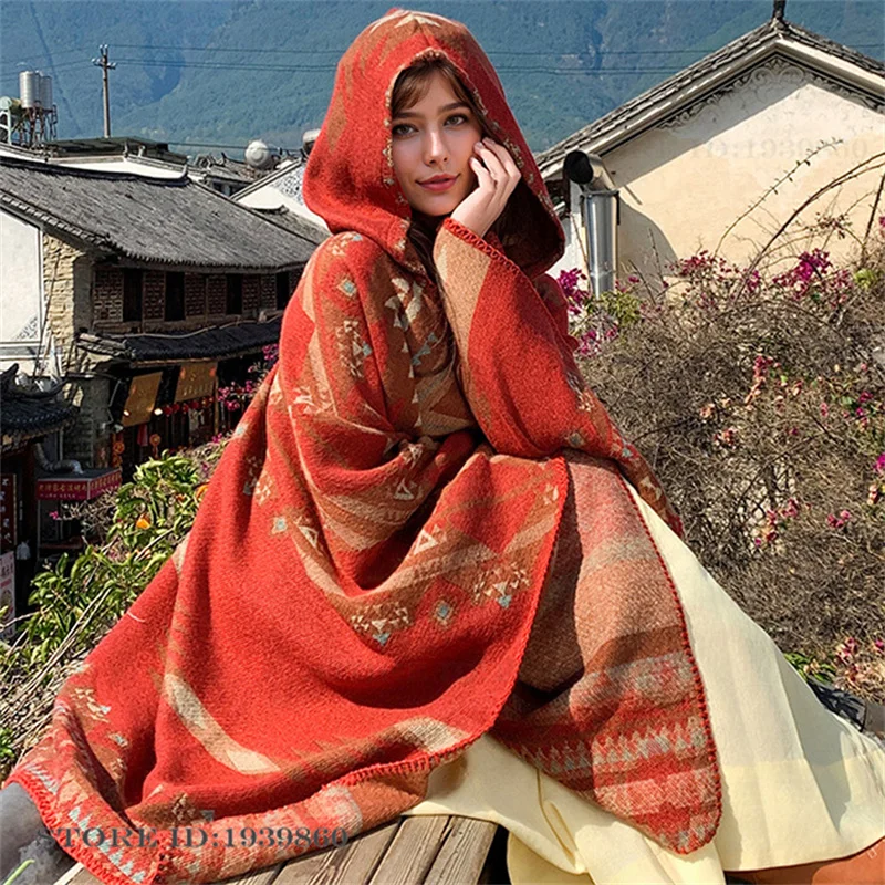 Hooded Warmth Scarf Shawl Cape - огляд і ціна Winter Clothing Essentials