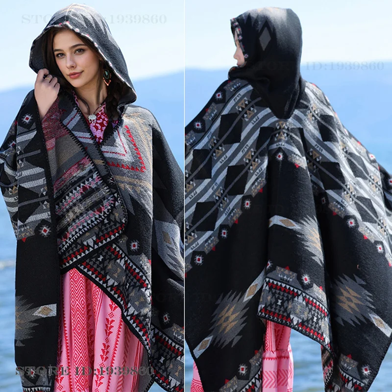 Hooded Warmth Scarf Shawl Cape - огляд і ціна Winter Clothing Essentials