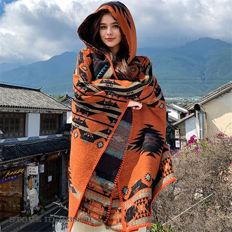 Hooded Warmth Scarf Shawl Cape - огляд і ціна Winter Clothing Essentials
