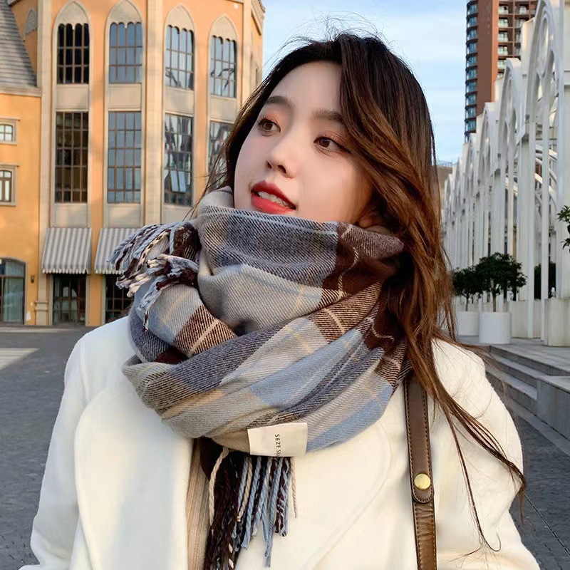 Scarf Female Winter Korean Ver - огляд і ціна Winter Clothing Korea